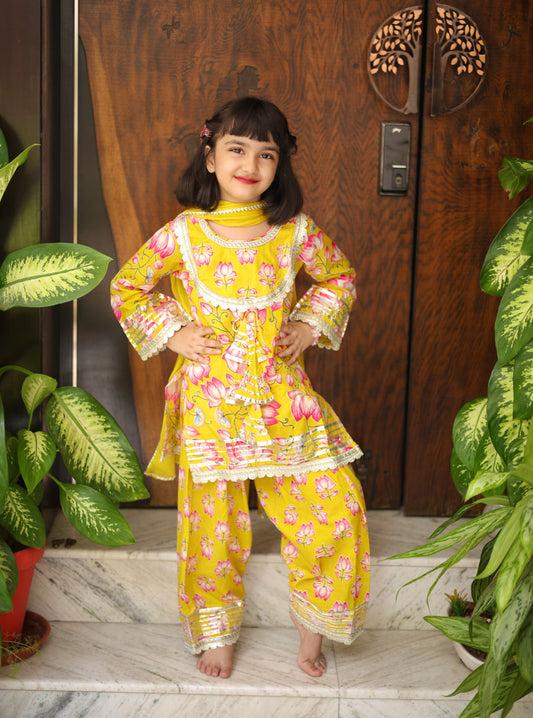 Sonpari Lotus Girls Farsi Salwar Set