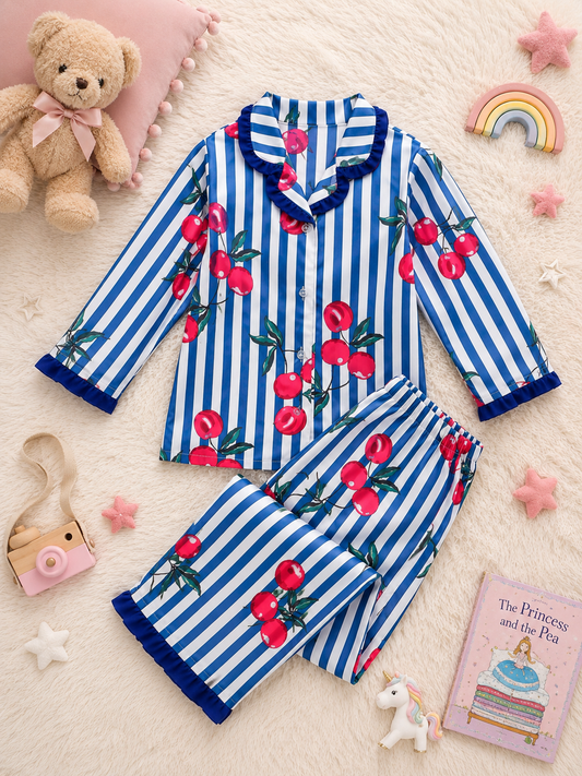 Cherry Dreams Girls Night Suit