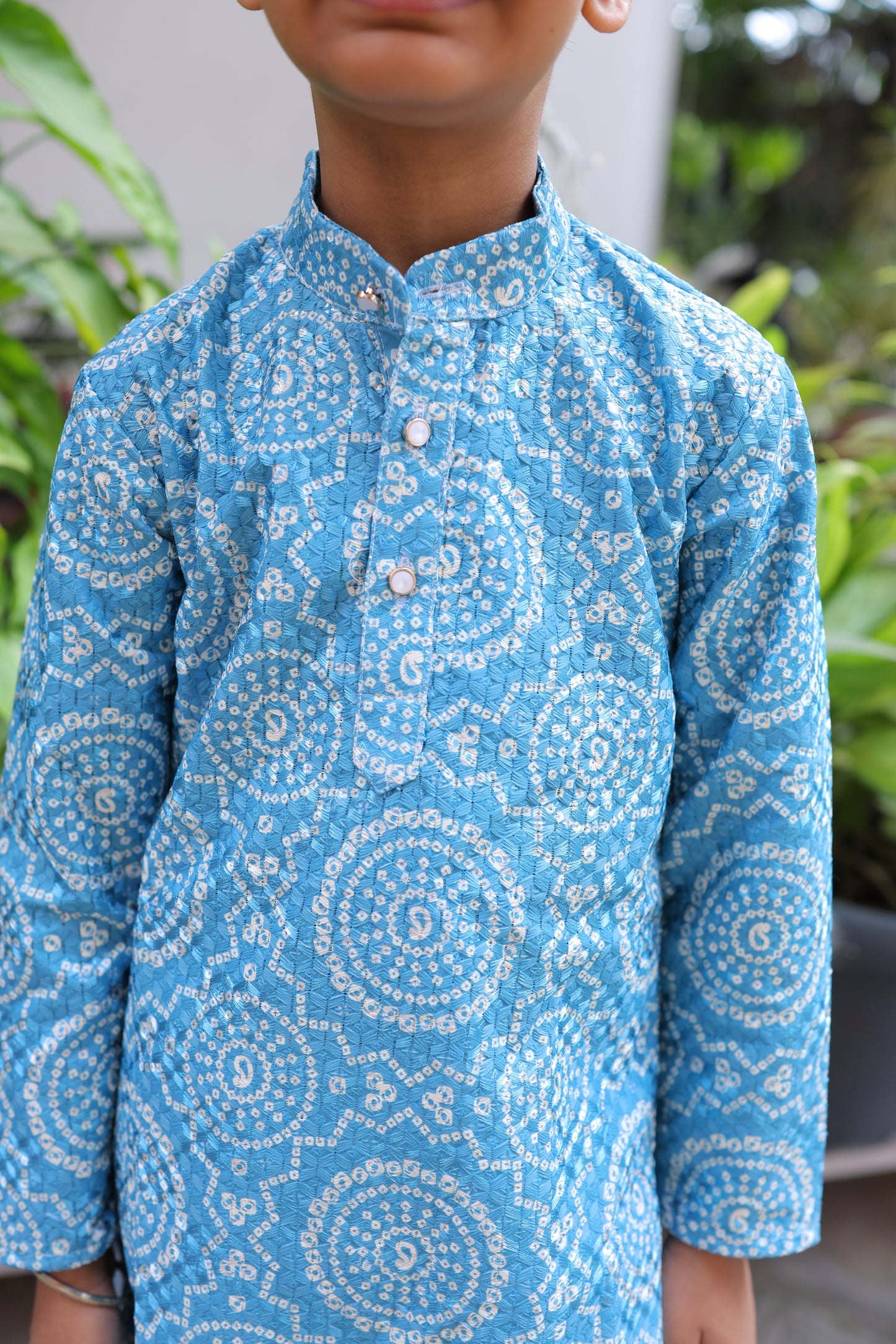 Indie Blue Boys Kurta Set