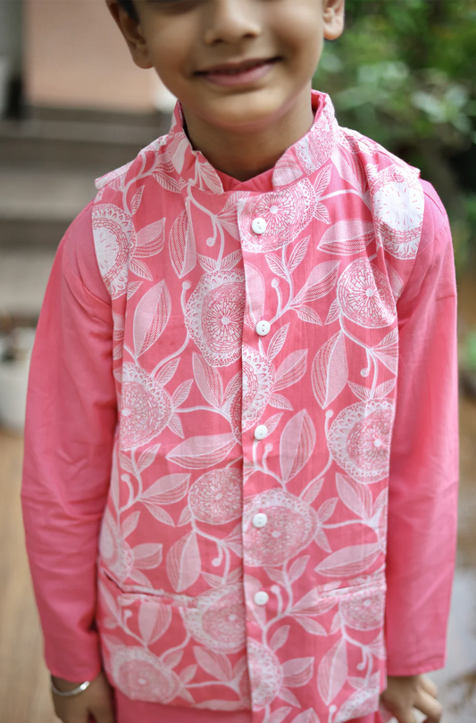 Blush Bond Boys Kurta Set