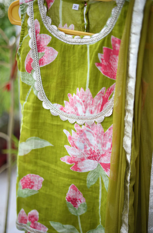 Lotus Bloom – Girls Sharara Set