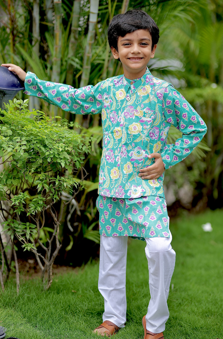 Meadow Charm Boys Kurta Set
