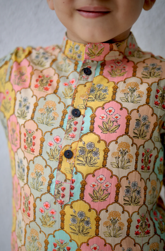 Pastel Palace Boys Kurta Set