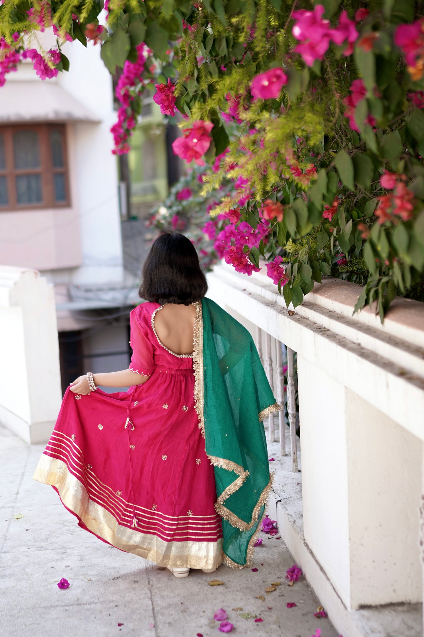 Mughal Meher Girls Lehenga Set