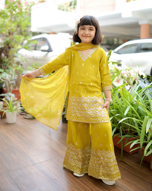 Zari Zest Girls Palazzo Set