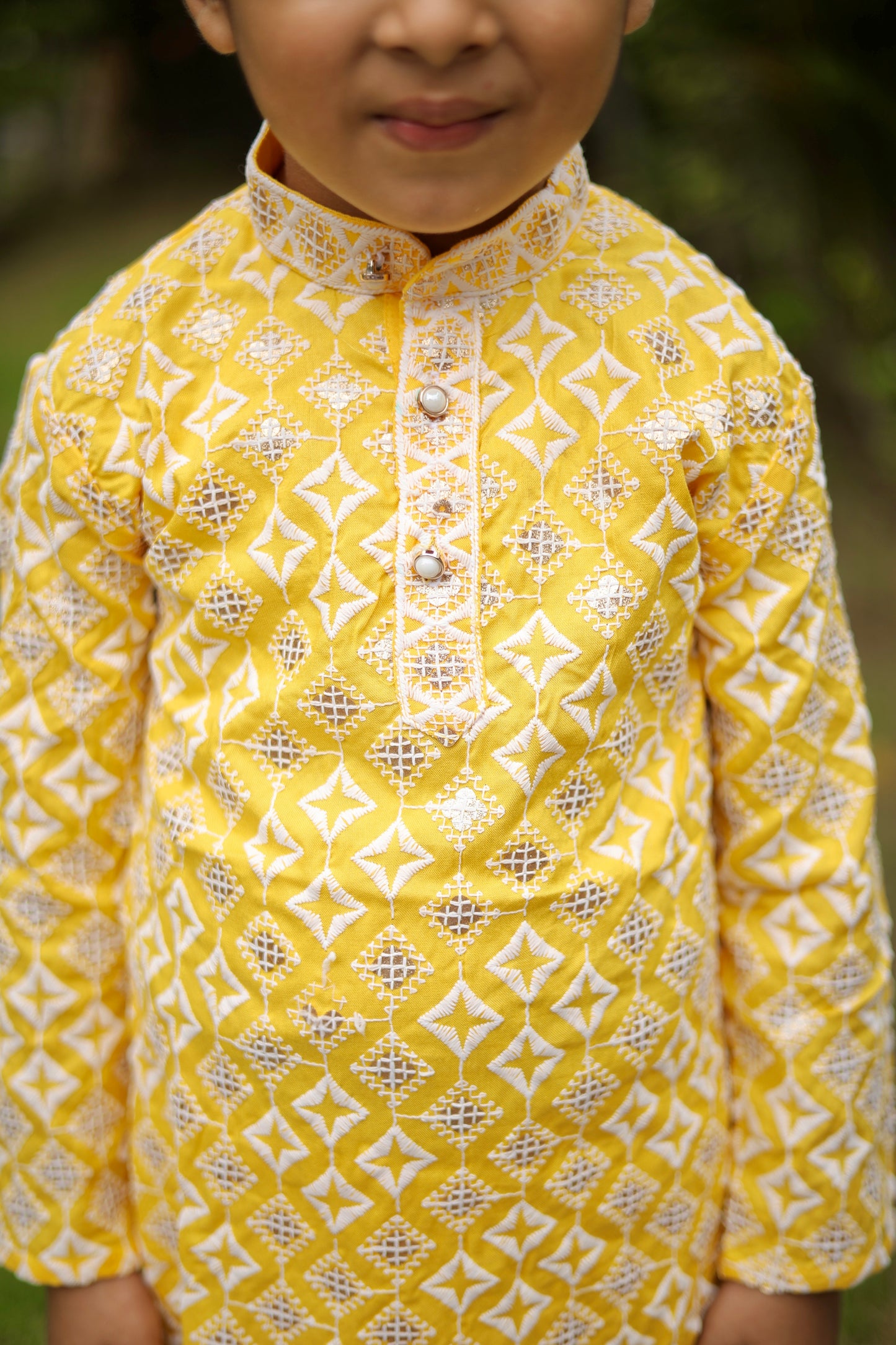 Sunlit Elegance Boys Kurta Set