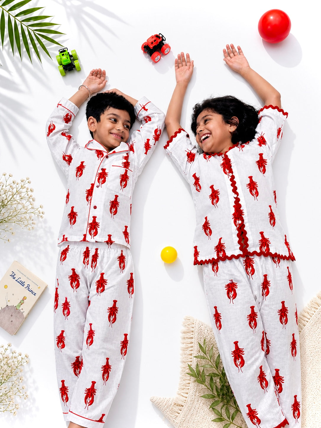 You’re My Lobster Sibling Set with Eye Mask