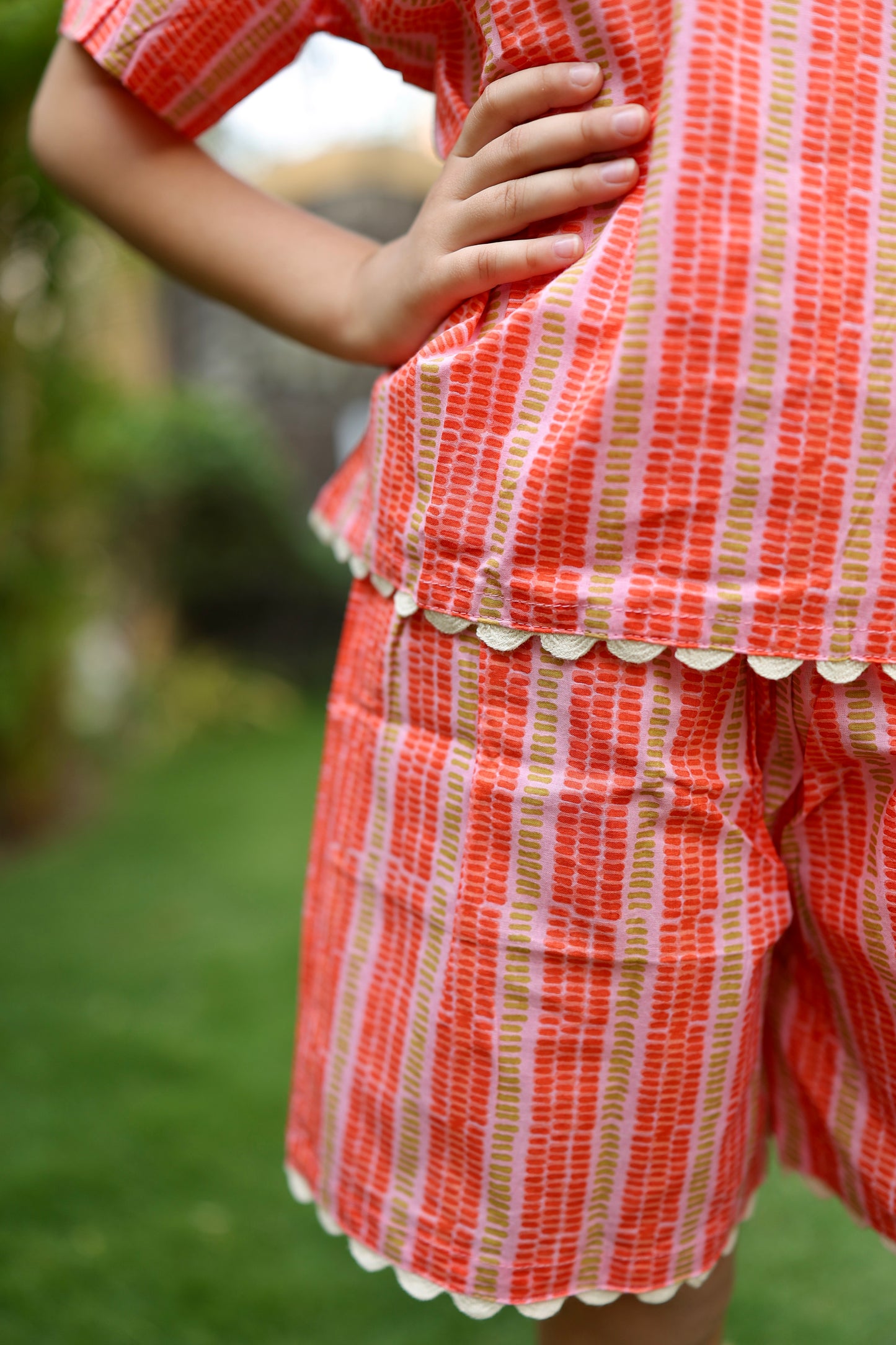 Sunset Stripe Girls Co-ord Set