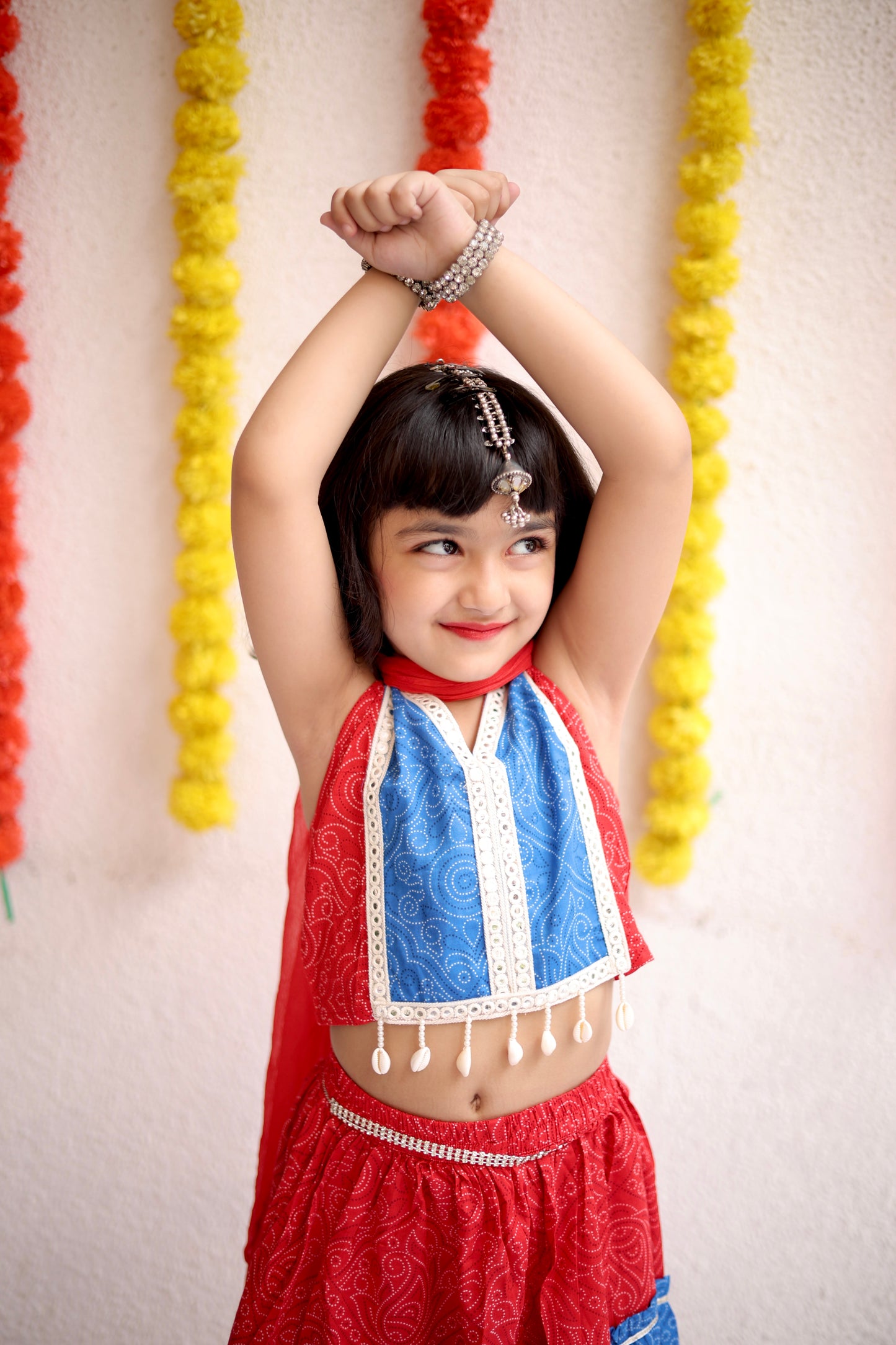 Navrang Bandhani Sibling Set