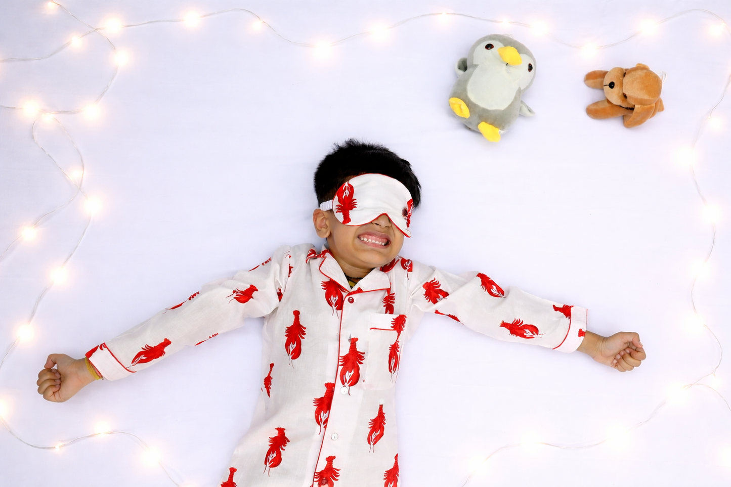 You’re My Lobster Boys Night Suit with Eye Mask
