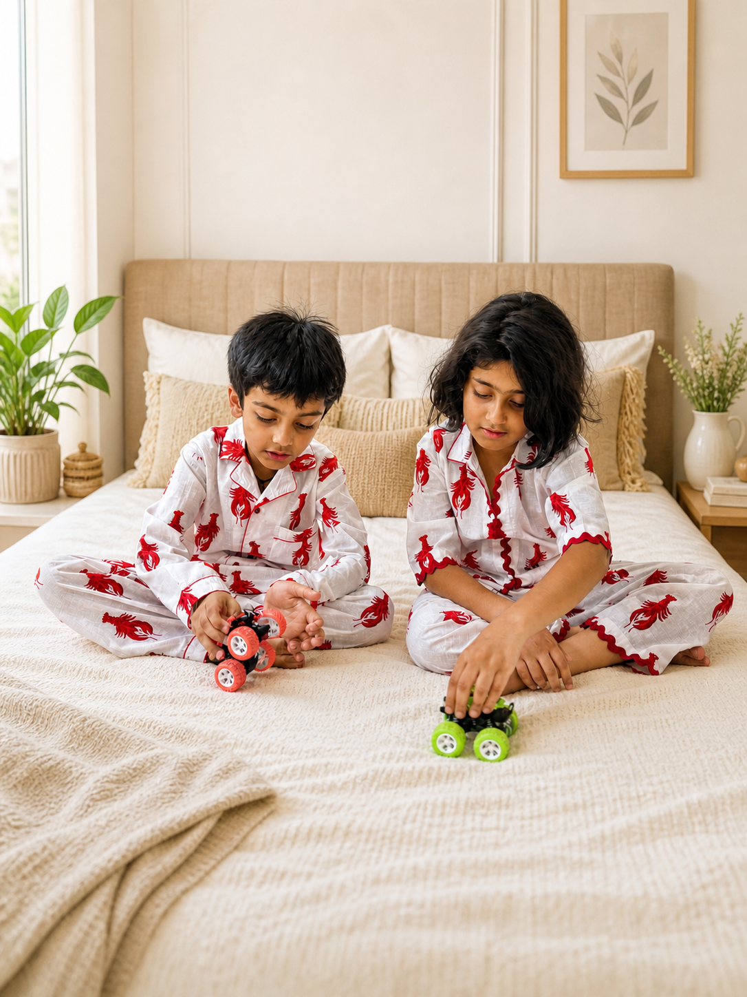 You’re My Lobster Sibling Set with Eye Mask