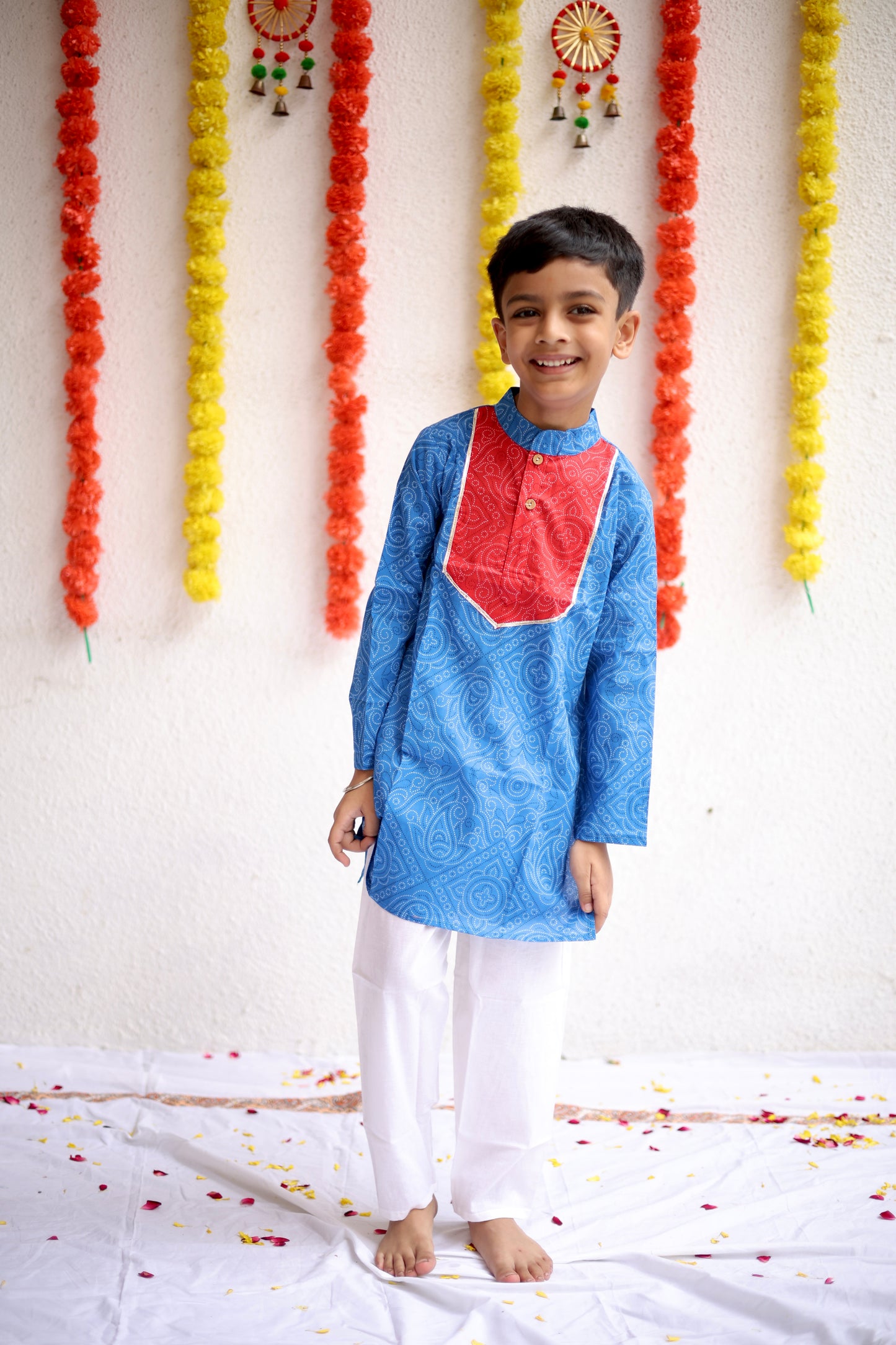 Navrang Bandhani Boys Set