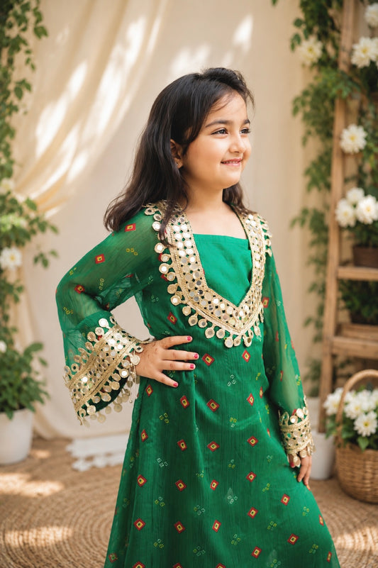 Emerald Encanto Girls Festive Set