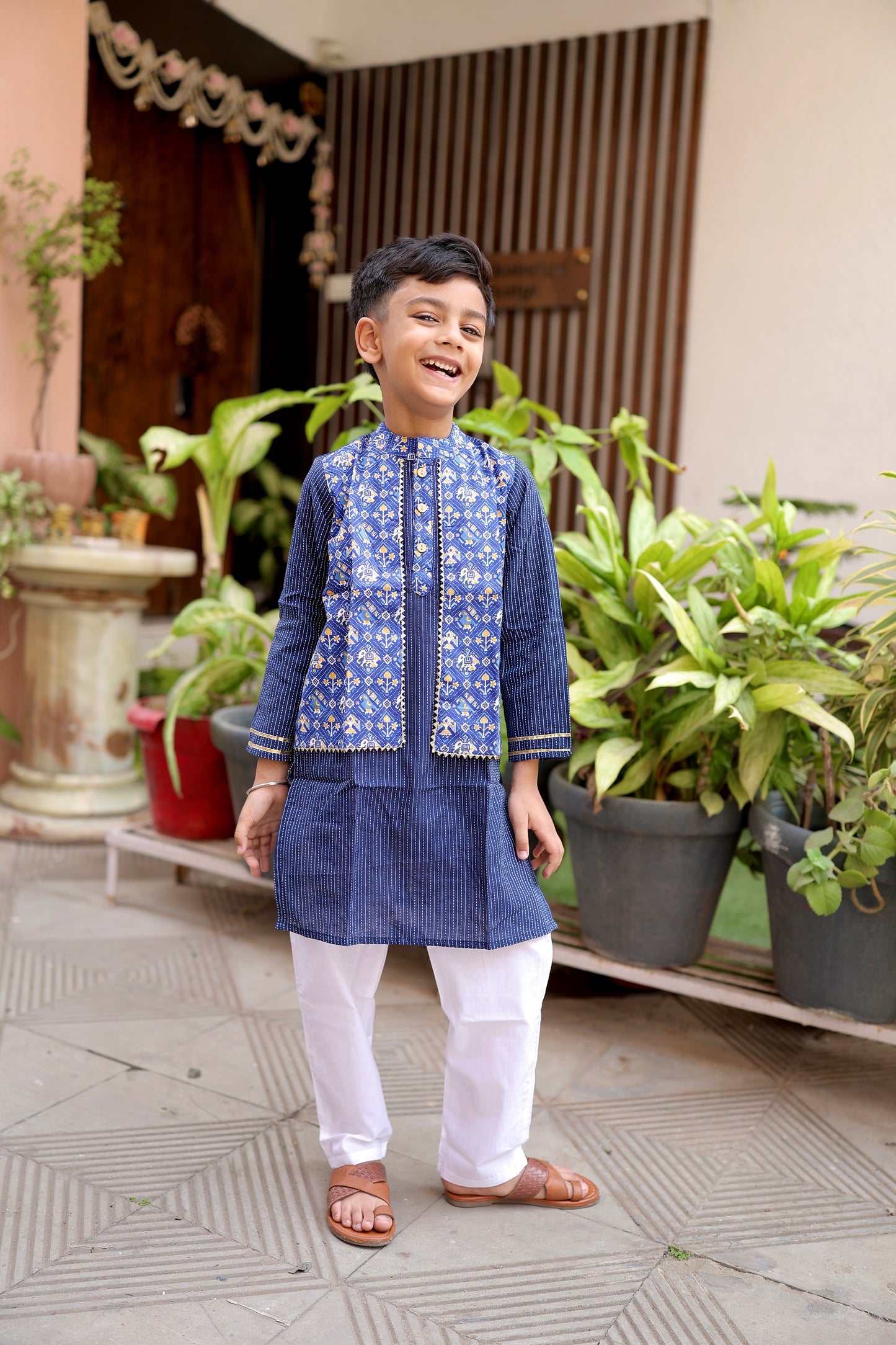 Neel Rajkumar Boys Kurta Set
