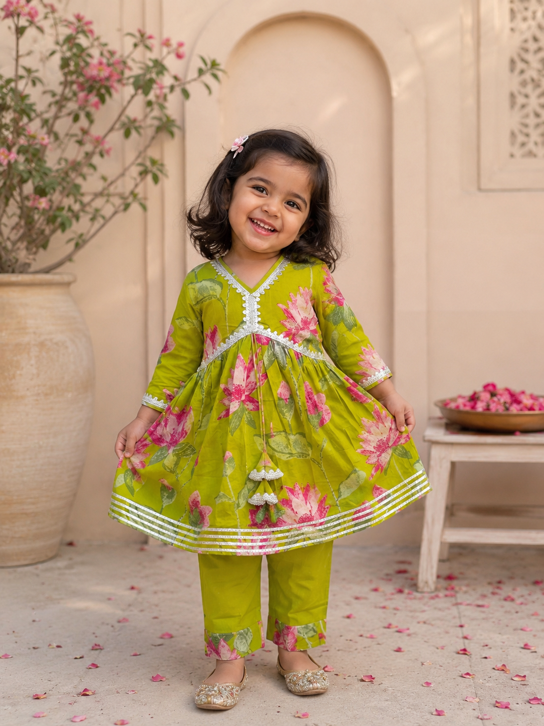 Petal Parade Girls Pant Set