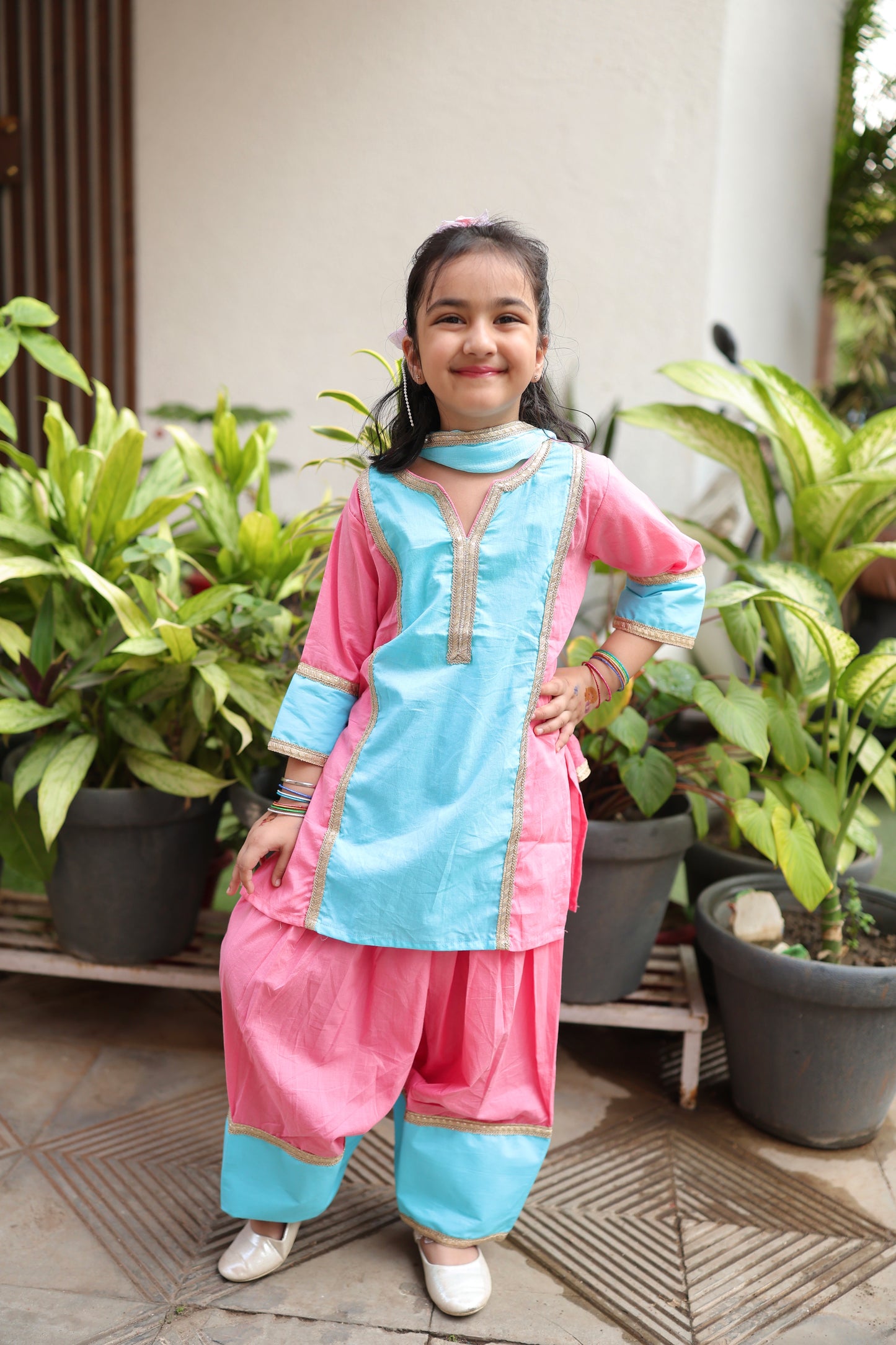 Candy Floss Girls Farshi Salwar Set