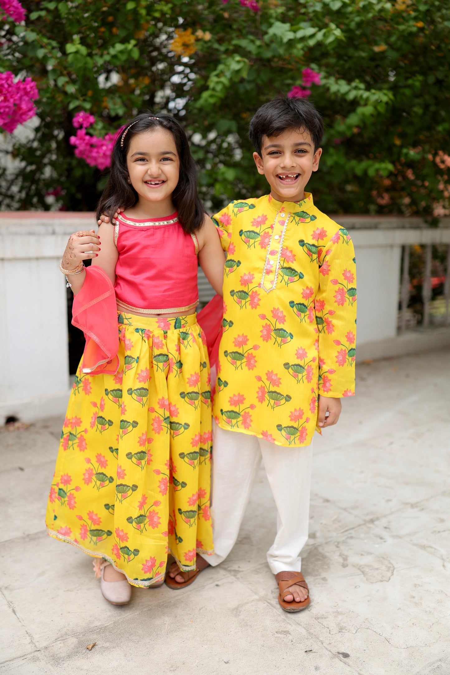 Pichwai Petals Sibling Set