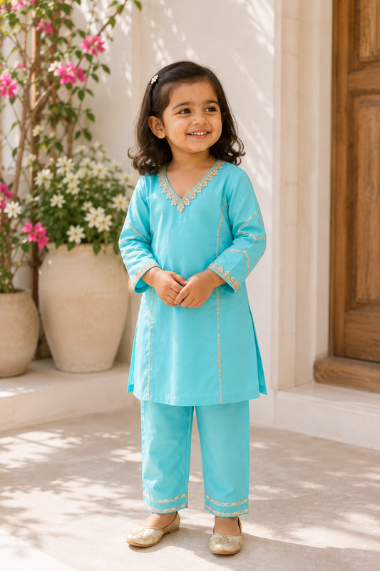 Aqua Grace Girls coord set