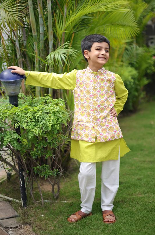 Bandhan Bloom Boys Ethnic Set