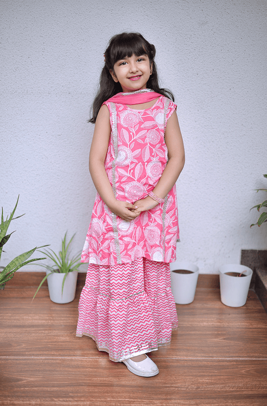 Blush Bond Girls Sharara Set