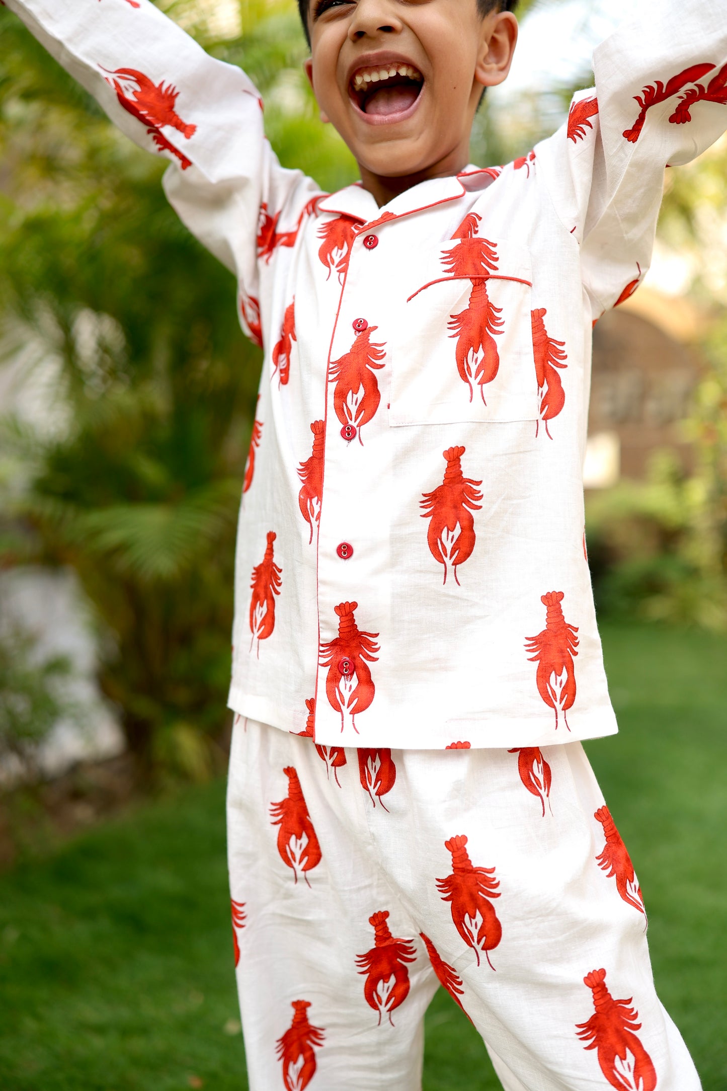 You’re My Lobster Boys Night Suit with Eye Mask
