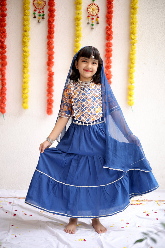 Navratri Nakhra Girls Lehenga Set