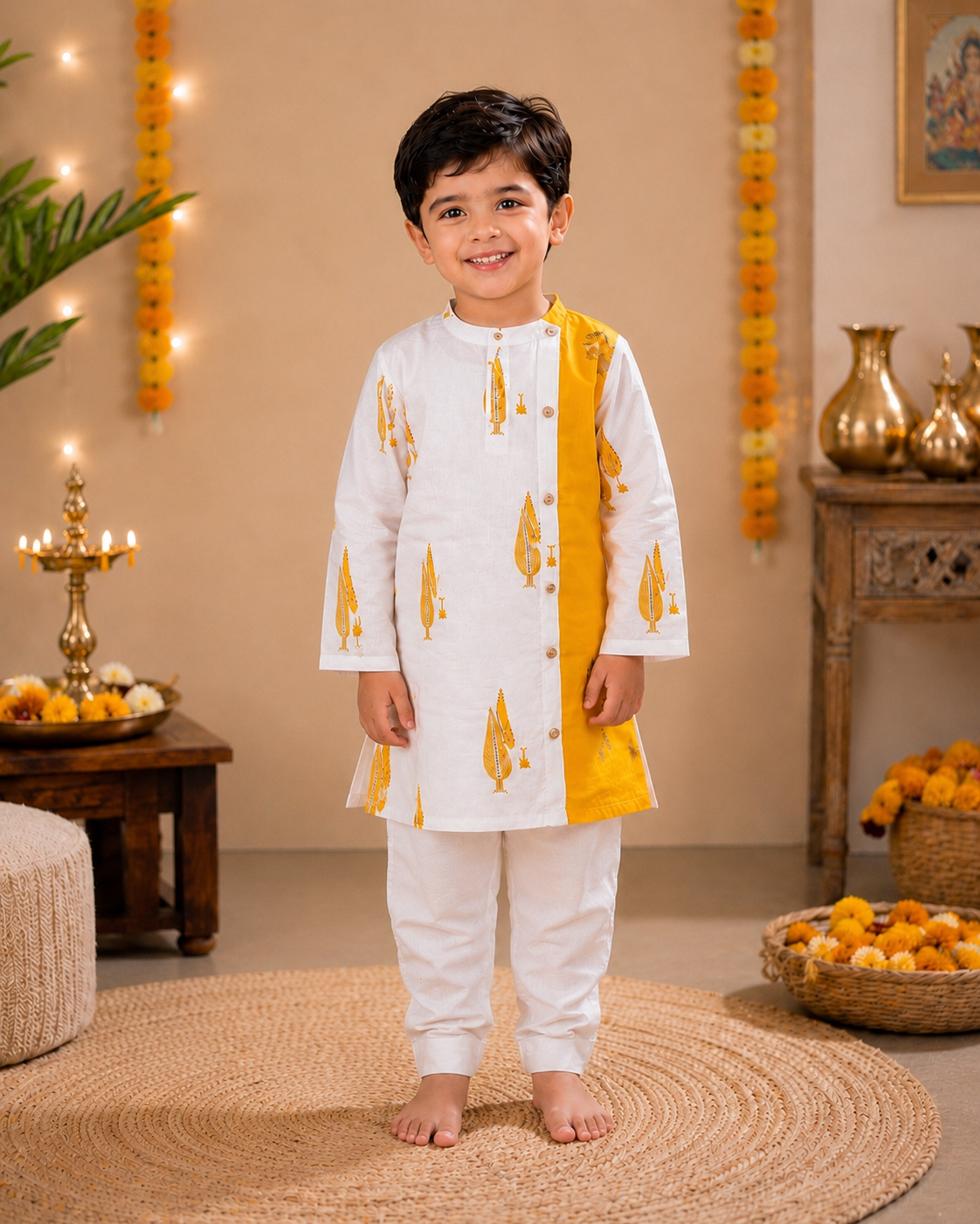 Marigold Muse Boys Kurta Pyjama Set