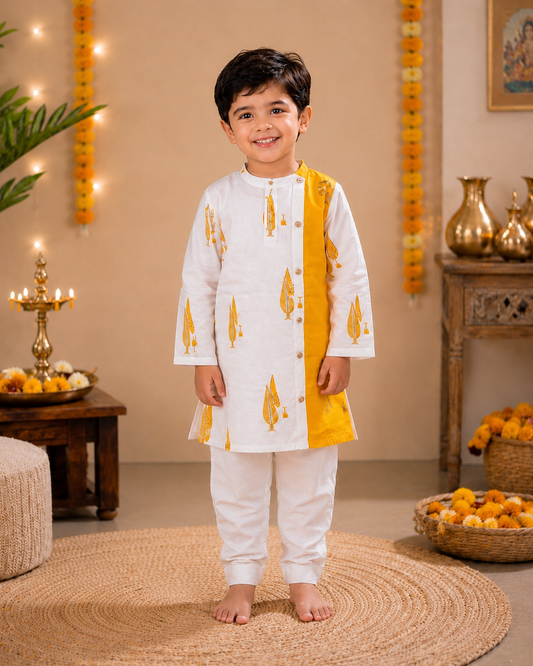 Marigold Muse Boys Kurta Pyjama Set