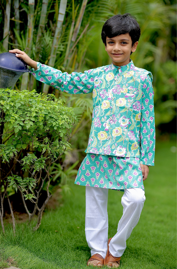 Meadow Charm Boys Kurta Set