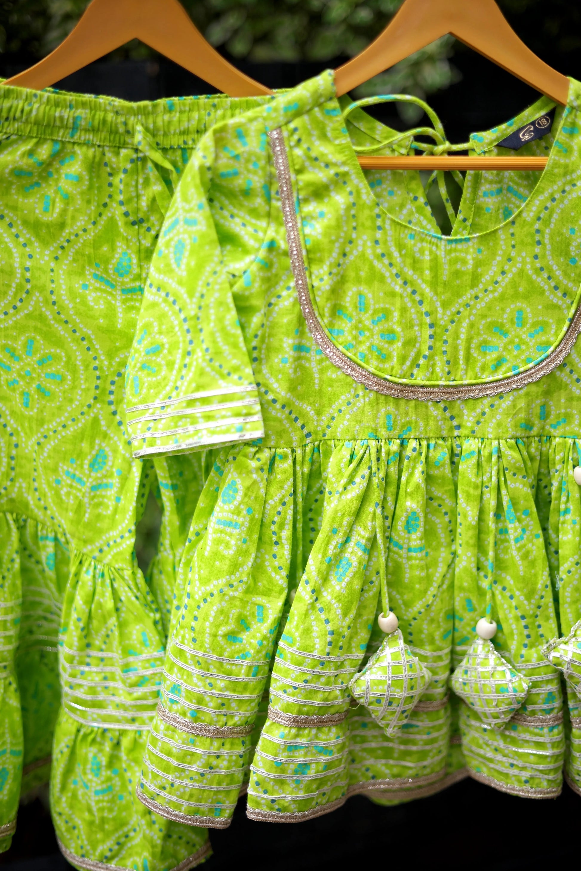 Morni Mint Sharara Set CubsNCrowns