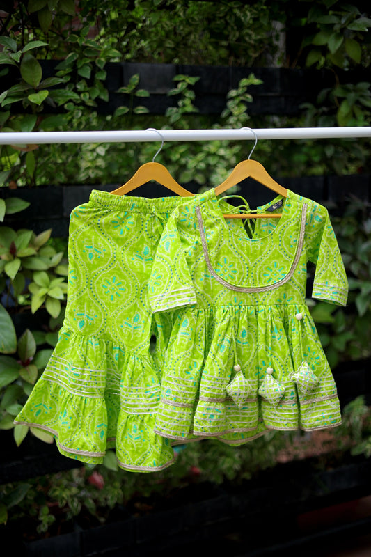 Morni Mint Sharara Set CubsNCrowns
