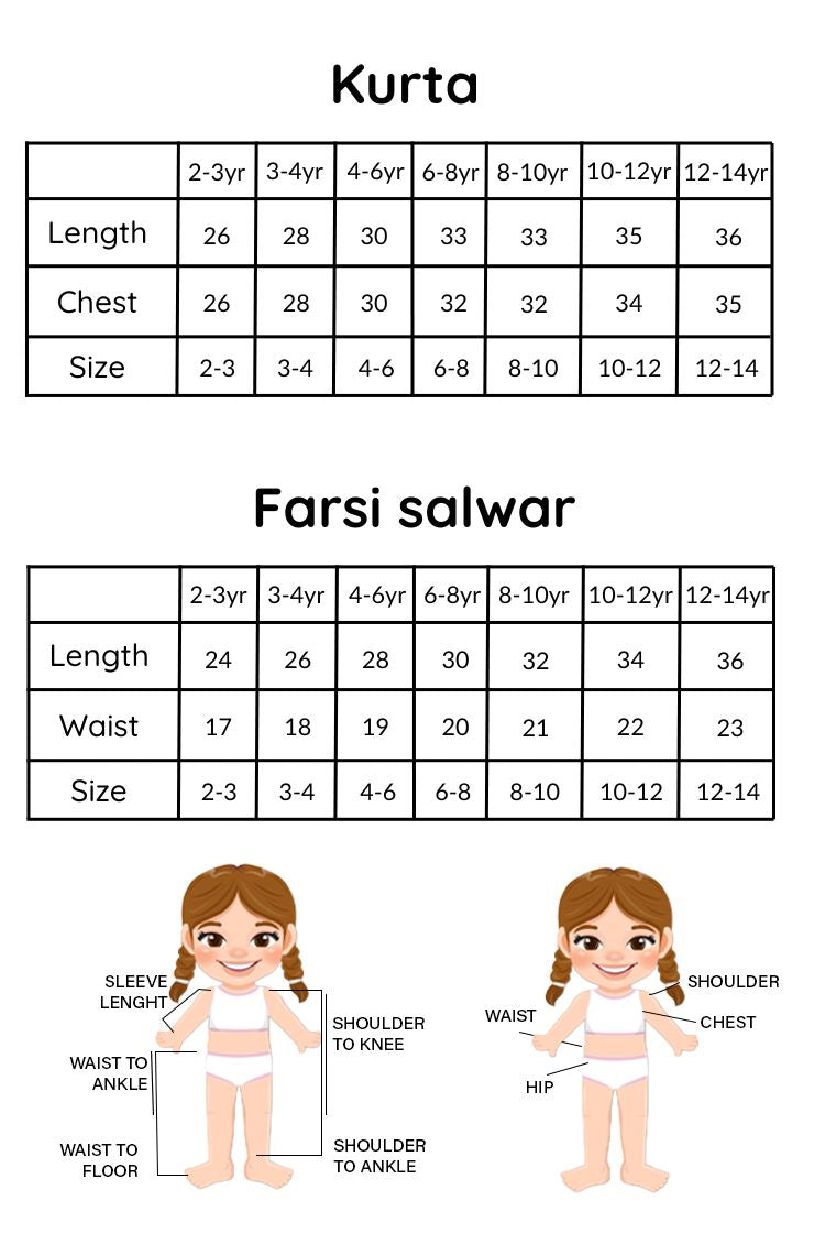 Sonpari Lotus Girls Farsi Salwar Set